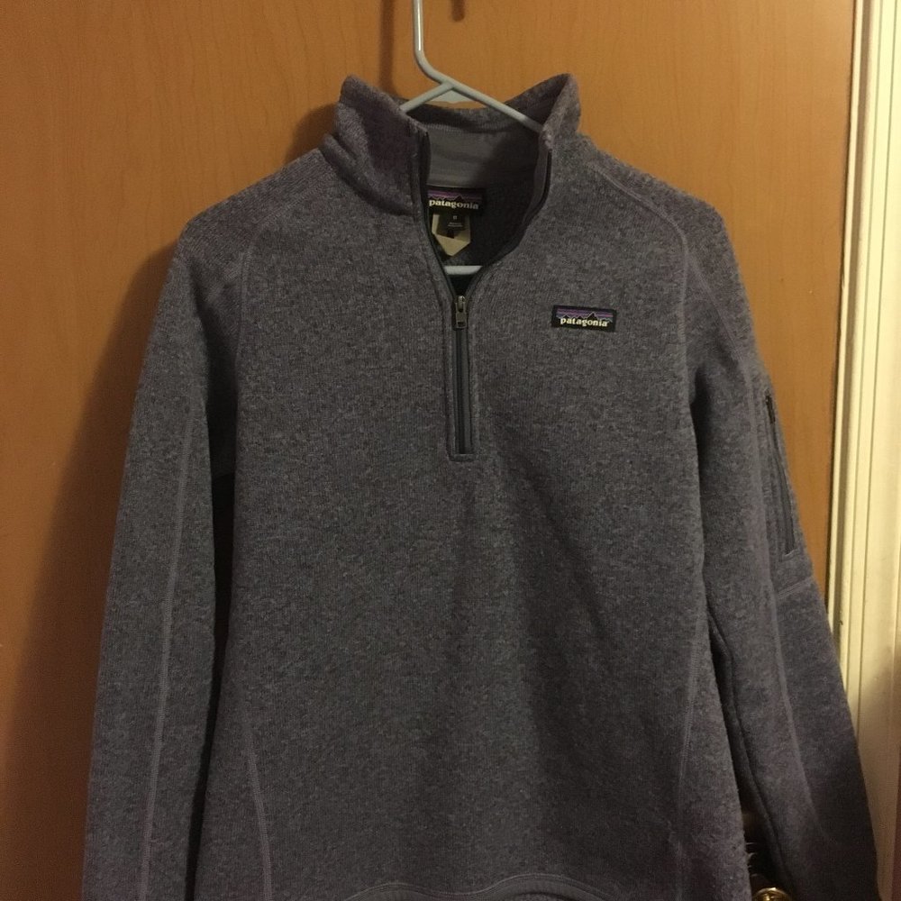 Purple Patagonia Women's Better Sweater 1/4 Zip